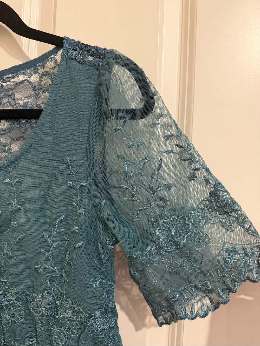Free people y2k fairy goth peplum embroidered lace top
Size small - Picture 4 of 6